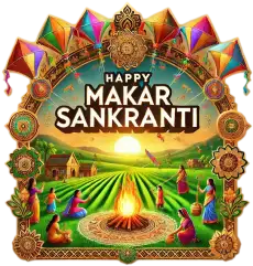 Free Download Happy Makar Sankranti Png Images In English Transparent PNG Download