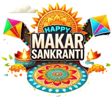 Free Makar Sankranti Wishes Png In English For Sharing Online Transparent PNG Download