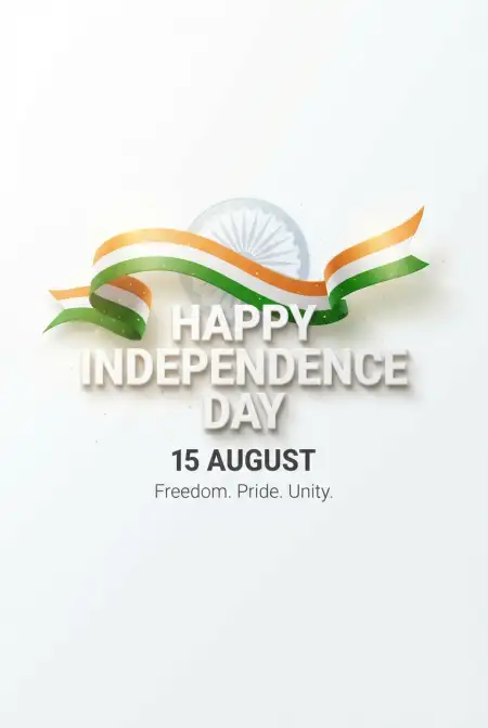 15 August Independence Day Greeting 2026 - Free Indian Independence Day Wishes 2026 Download