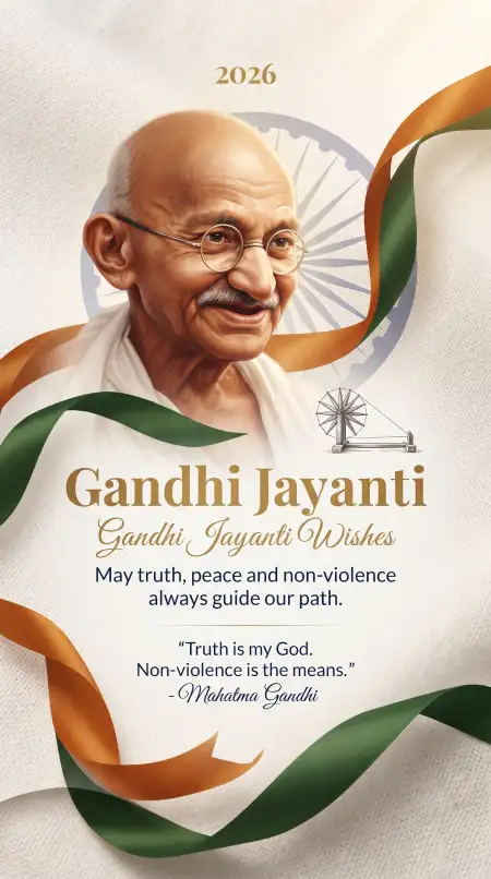 2 october 2026 gandhi jayanti wishes - Happy 2 October Gandhi Jayanti Wishes 2026