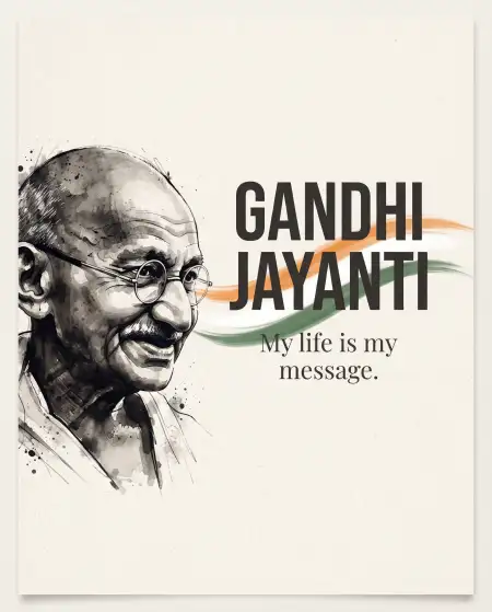 2 october gandhi jayanti quotes 2026 - Gandhi Jayanti Wishes With Quotes 2026