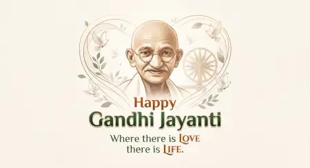 2 october gandhi jayanti wishes with quotes 2026 - Happy 2 October Gandhi Jayanti Wishes 2026