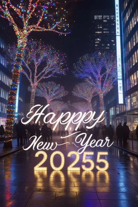 3d Happy New Year 2025 Wish For Graphic Projects - Free Related Happy New Year 2025 Image