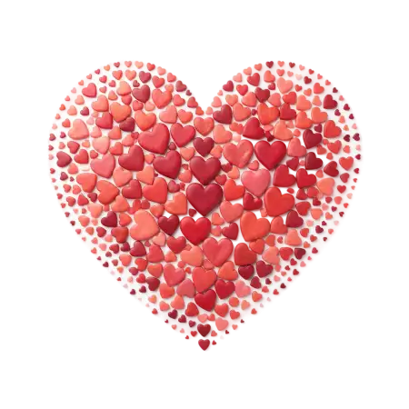 3d heart png transparent background - 3d Red Heart Png Transparent