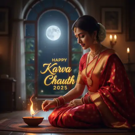 3d Karva Chauth 2025 Photo Background Hd - Free Background Download