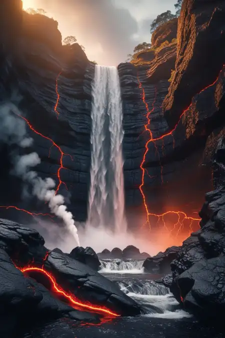 4K Waterfall Background For Mobile - Free Waterfall Background Download