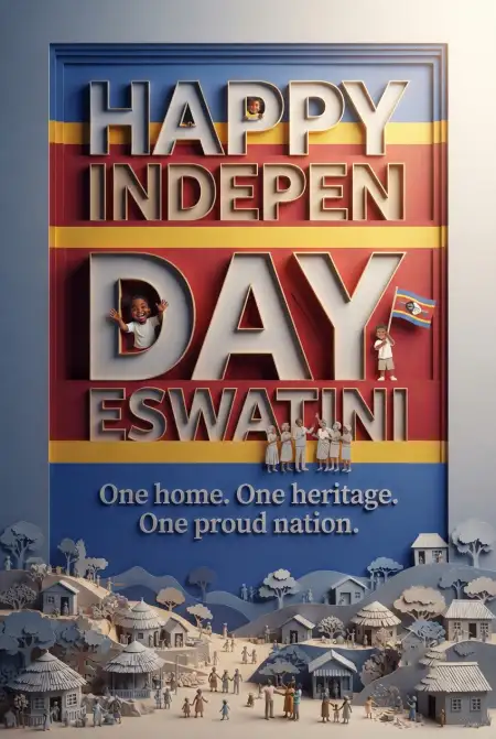 6 September Eswatini Independence Day Wishes - Free Eswatini Independence Day 2026 Download