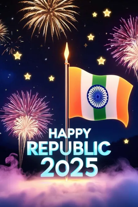 76th Republic Day India 2025 Hd Wallpapers - Free Related 76th Happy Republic Day Of India 26 January Image
