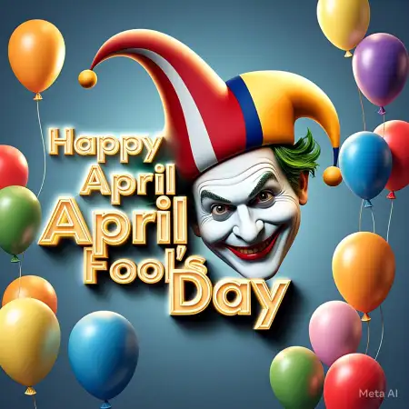 Cute April Fools Day Wish Card - Free Related Card Image