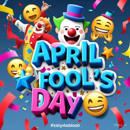 Free Instagram April Fool's Day Celebration Post Image Download
