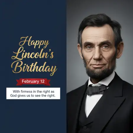 Abraham Lincoln Birthday Quotes Inspirational - Free Happy Lincolns Birthday Download