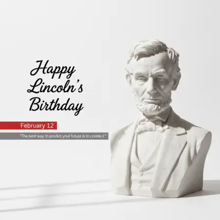 Abraham Lincoln Birthday Wishes - Free Happy Lincolns Birthday Download