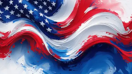 Abstract American Flag Background Art - Free Background Download