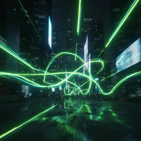 Free Abstract Green Youtube Thumbnail Background Background Download