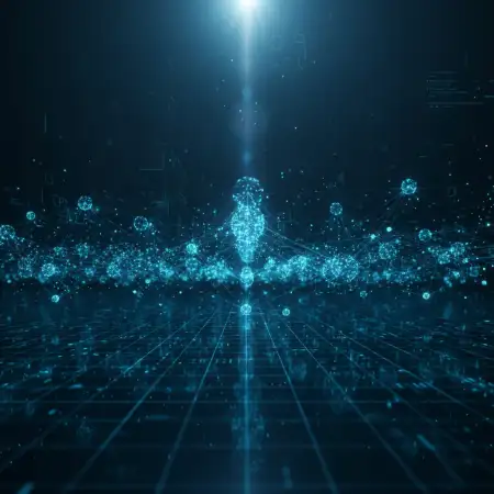 Abstract Technology Background Blue 2 - Free Tech Background Download