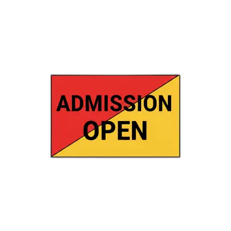 Free Admission Open Institute Banner Png PNG Image Download