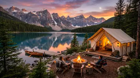 Aesthetic Camping Summer Wallpaper Background - Free Wallpaper Wallpaper Download