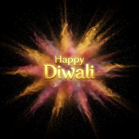 Aesthetic Happy Diwali Greetings 2025 Template Design - Free Template Download