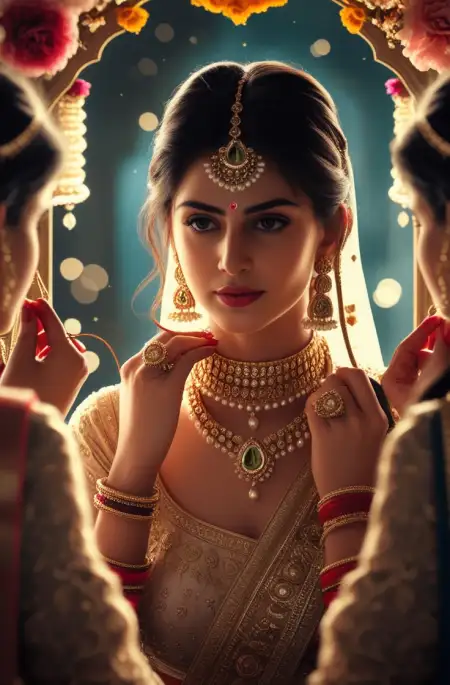 Aesthetic Karva Chauth Post Background For Canva - Free Backgr Download