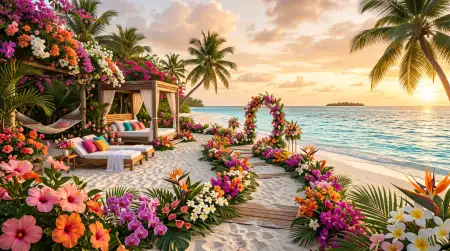 Aesthetic Summer Wallpaper With Floral Vibes - Free Wallpaper Wallpaper Download