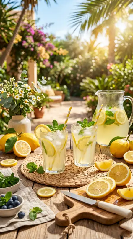 Aesthetic Summer Wallpaper With Lemonade Vibes - Free Wallpaper Wallpaper Download
