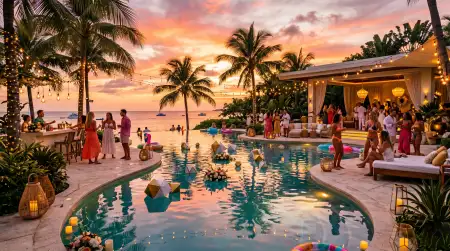 Aesthetic Summer Wallpaper With Pool Vibes - Free Wallpaper Wallpaper Download