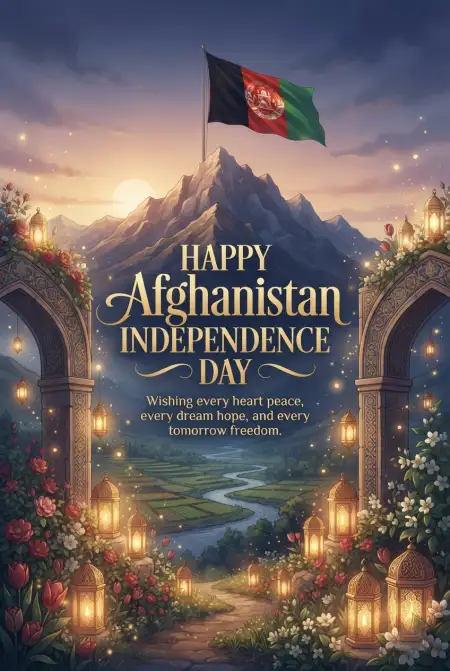 Afghan Independence Day 2026 Event Poster - Free Afghan Independence Day 2026 Download