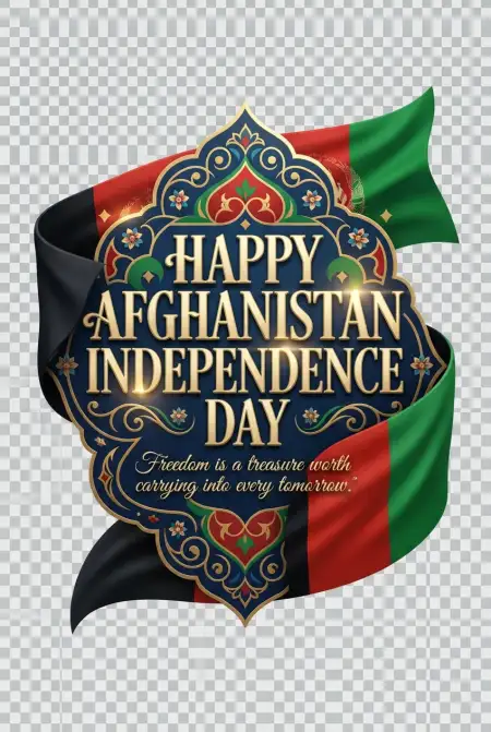 Afghanistan Independence Day 2026 Vector Png - Free Afghan Independence Day 2026 Download