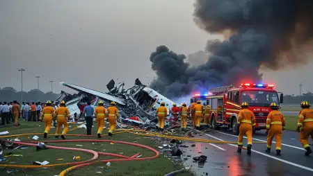 Ahmedabad Crash Site Aerial Images - Free Ahmedabad Plane Crash Download