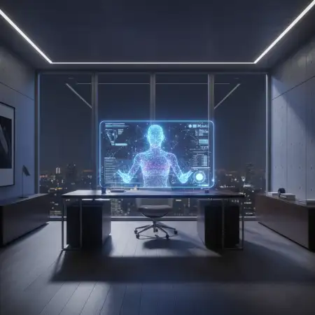 Ai Business Background Smart Office - Free Ai Business Background Download