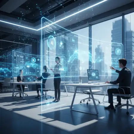 Ai Business Background Smart Technology - Free Ai Business Background Download