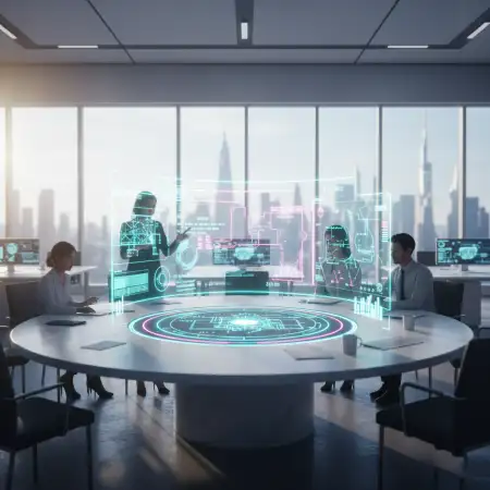 Ai Business Meeting Background - Free Ai Business Background Download