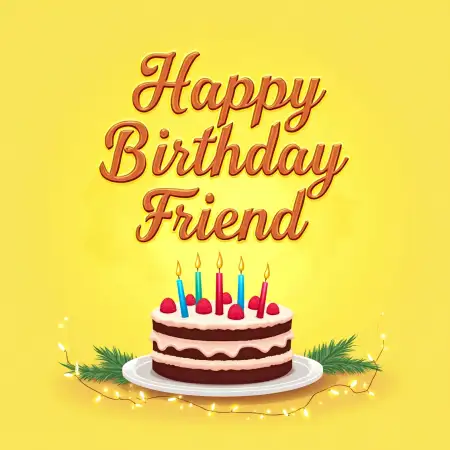 AI Generated Happy Birthday Wishes Image - Free Wishes Download