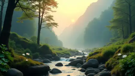AI Generated Nature Background For Blogs - Free Related Nature Background Image