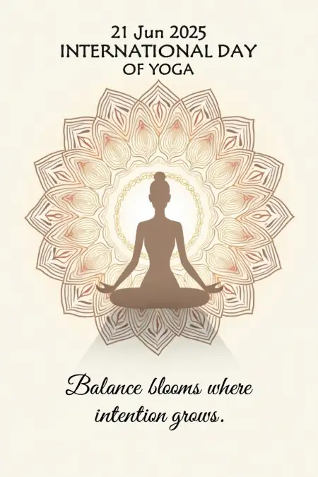 AI Yoga Infographic Background For Social Media - Free Graphic Background Download