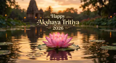 Akshaya Tritiya 2026 Wishes Canva Template - Free Akshaya Tritiya 2026 Wishes Download