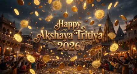 Akshaya Tritiya 2026 Wishes Discount Banner - Free Akshaya Tritiya 2026 Wishes Download
