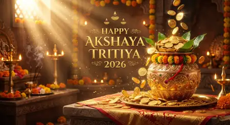 Akshaya Tritiya 2026 Wishes Festival Post - Free Akshaya Tritiya 2026 Wishes Download