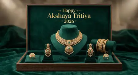 Akshaya Tritiya 2026 Wishes Jewellery Sale Banner - Free Akshaya Tritiya 2026 Wishes Download