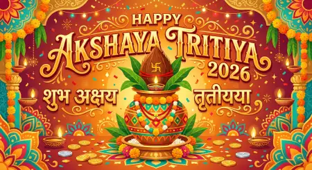 Akshaya Tritiya 2026 Wishes Kalash Coconut Images - Free Akshaya Tritiya 2026 Wishes Download