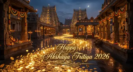 Akshaya Tritiya 2026 Wishes Morning Greeting Images - Free Akshaya Tritiya 2026 Wishes Download