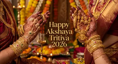 Akshaya Tritiya 2026 Wishes Web Banner - Free Akshaya Tritiya 2026 Wishes Download
