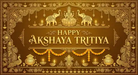 Akshaya Tritiya Banner Background Png Hd - Free Happy Akshaya Tritiya 2026 Download
