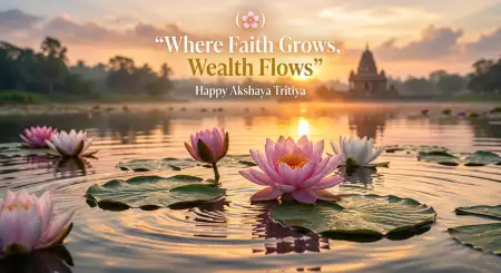 Akshaya Tritiya Bhakti Quotes Images - Free Happy Akshaya Tritiya 2026 Download