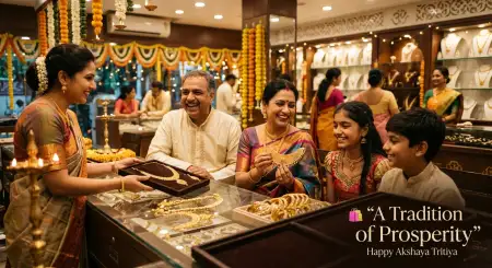Akshaya Tritiya Gold Shop Advertisement - Free Happy Akshaya Tritiya 2026 Download