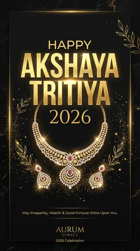 Akshaya Tritiya Poster Images 2026 - Free Happy Akshaya Tritiya 2026 Download