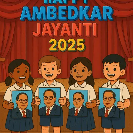 Ambedkar Jayanti 2025 Instagram Story Background - Free Background Download