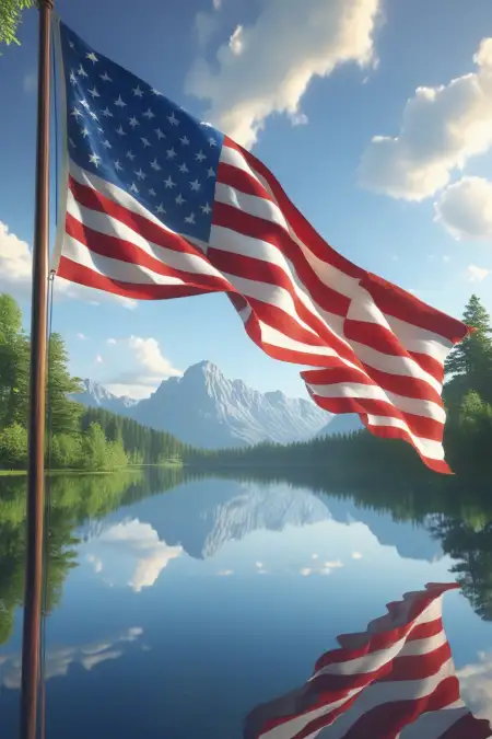 American Flag Background For Mobile Wallpaper - Free Background Download