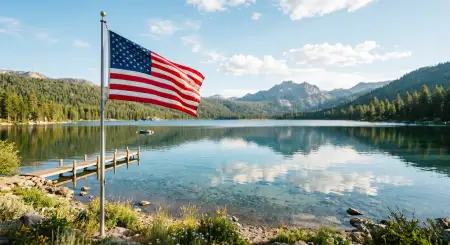 Free American Flag Social Media Post Ideas For National Holidays Background Image Download