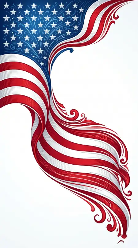 Free American Flag Vector Background For Poster And Flyer Design Background Image Download